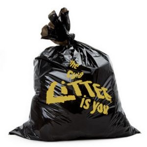 Litter Garbage Bags 1C1S (26"x36")