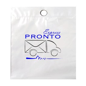 2 Mil Recycled White Auto Litter Bag 2C1S (9"x10"x2")