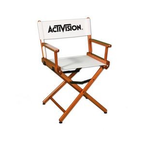 Regular(17"H)Director Chair w/XPress 1 Color Printed Canvas