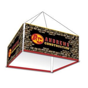 8' Square Hanging Structure Display w/ Graphic