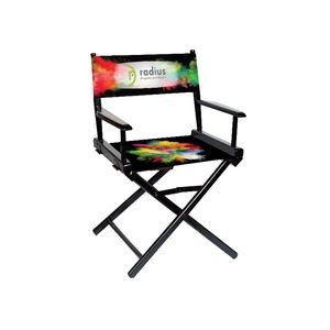 Regular(17"H)Director Chair w/Printed Canvas, 2-Sided