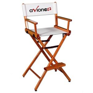 Counter(30"H)Director Chair w/XPress 2 Color Printed Canvas