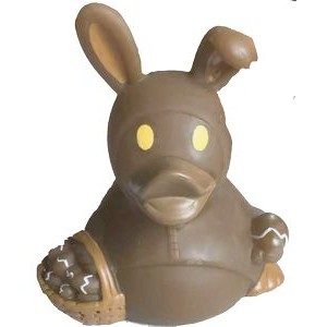 Rubber Chocolate Bunny Duck