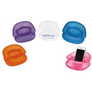 Inflatable Opaque Sofa Shape Cell Phone Stand