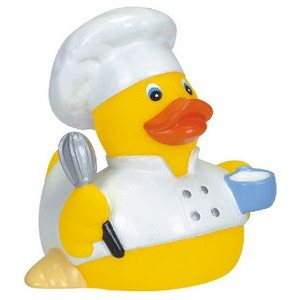 Rubber Cuisine Chef Duck Toy