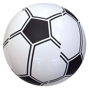 16" Inflatable Soccer Beach Ball (Regular Size)