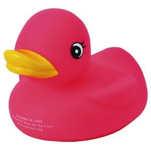 Rubber Pink Duck Toy