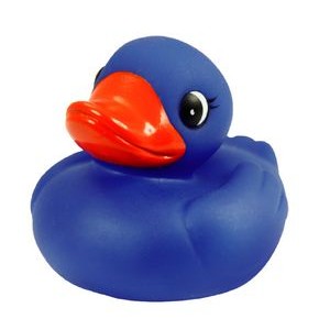 Rubber Blue Duck Toy