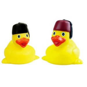 Rubber Fez Hat Duck© Toy