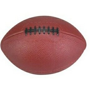4" Inflated Rubber Bouncing Football