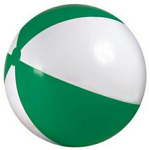 36" Inflatable Alternating Green/White Beach Ball