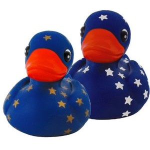 Rubber Star-Gazer Duck Toy