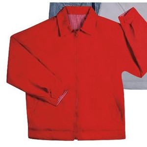 Soft Coated Micro Fiber Reversible Jacket w/ Cotton Lining