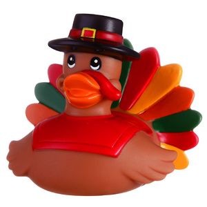 Rubber Festive Turkey Duck© Toy