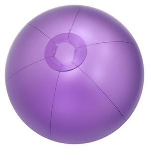 12" Inflatable Opaque Purple Beach Ball