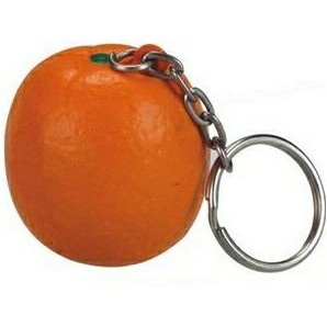 Orange Apple Stress Reliever Keychain
