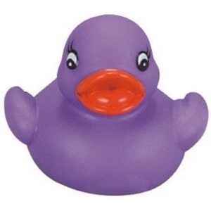 Mini Rubber Purple Duck Toy