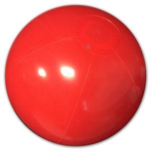 20" Inflatable Solid Red Beach Ball