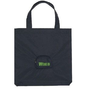 Foldable Tote Bag w/ Clip