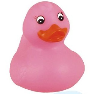 Rubber Spring Time Pink Duck© Toy