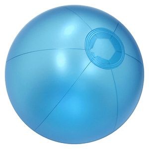 12" Inflatable Opaque Blue Beach Ball