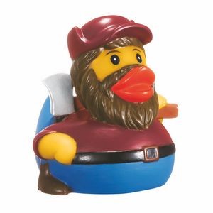 Rubber Lumber Jack Duck© Toy