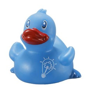 Rubber Autism Awareness Duck© Toy