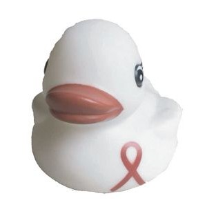 Rubber Red Ribbon Awareness Duck