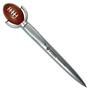 Football Specialty Pen w/Squeeze Topper