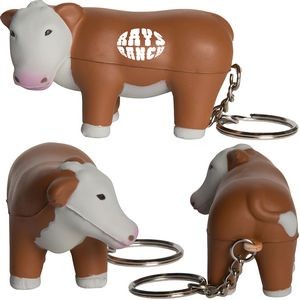 Cow Keyring Stress Reliever