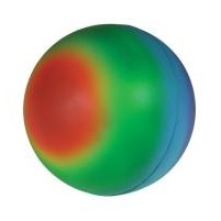 Round Ball Stress Reliever - Rainbow