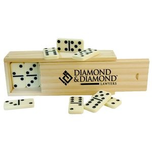 Wood Dominos in a Box