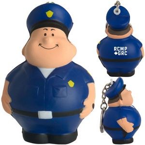 Policeman Stress Reliever Keyring