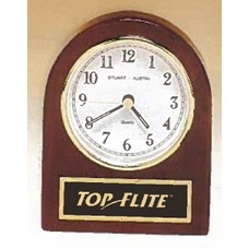 Airflyte Rosewood Piano-Finish Desk Clock