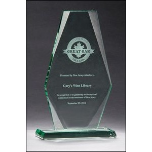 Premium Series Jade Glass Award (5.875