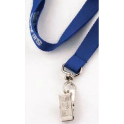 3/8" Flat Polyester Lanyard w/ 10 Business Day Production Time
