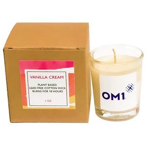 3 oz. Eco-Friendly Vanilla Cream Plant Based Candle