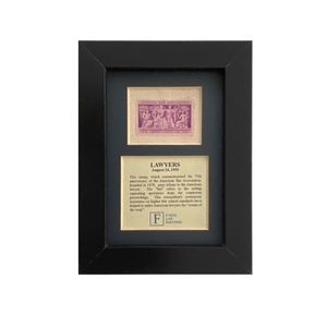 Framed Stamp Gift/Award Celebrating Lawyers