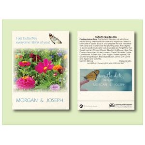 Butterfly Garden Mix Flower Seed Packet (3.25