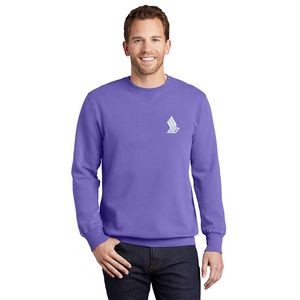 Port & Company® Beach Wash® Garment-Dyed Crewneck Sweatshirt