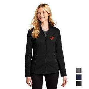 Port Authority® Ladies Grid Fleece Jacket
