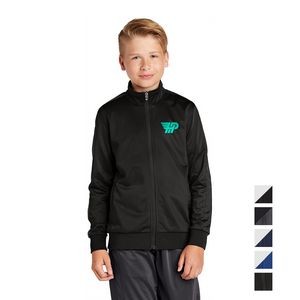 Sport-Tek ® Youth Tricot Sleeve Stripe Track Jacket