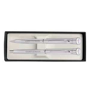 Signature Collection - Garland® USA Made Metal Pen & Pencil Sets | Polished Chrome | Chrome Accents