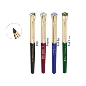 Empire Collection - Garland® USA Made Felt Tip Pen | Gloss Barrel | Gold Cap & Accents