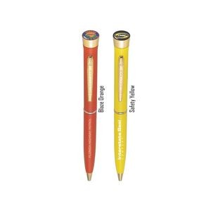 Safety Collection - Garland® USA Made Hefty Ballpoint Twist Pen | Gold Accents