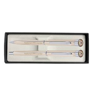 Signature Collection - Garland® USA Made Metal Pen Sets | Polished Gold | Chrome Accents