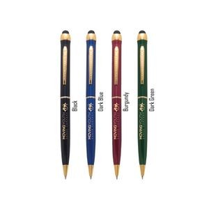Stylus Collection- Garland® USA Made Hefty | High Gloss Pen | Gold Accents