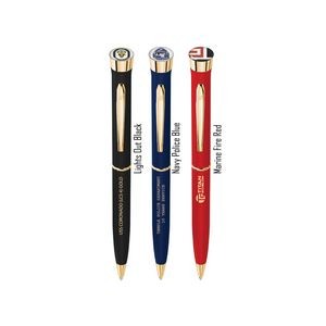 Tactical Collection- Garland® USA Made Hefty | Rugged, Textured Pen | Gold Accents