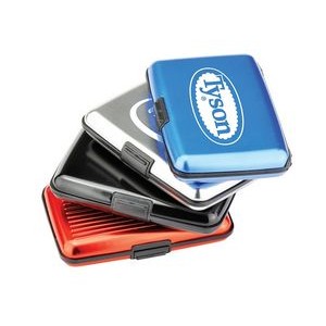 Aluminum Cover Hard Case for Business Cards & Credit Cards