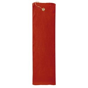 Premium Mid-Weight Velour Golf Towel - Trifolded (Color Imprinted - Tone on Tone)